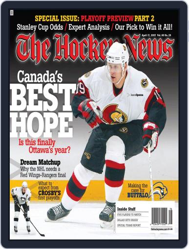 The Hockey News April 9th, 2007 Digital Back Issue Cover