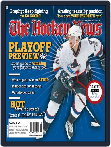 The Hockey News April 2nd, 2007 Digital Back Issue Cover
