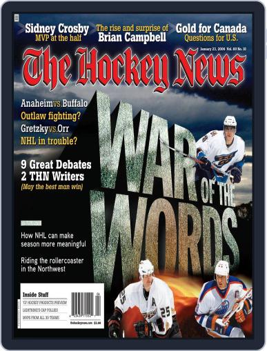 The Hockey News January 15th, 2007 Digital Back Issue Cover