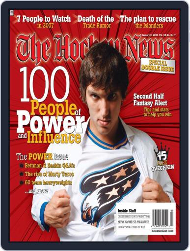 The Hockey News January 2nd, 2007 Digital Back Issue Cover