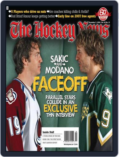 The Hockey News November 27th, 2006 Digital Back Issue Cover