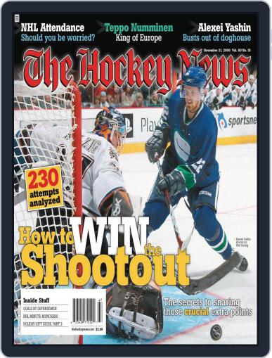 The Hockey News November 13th, 2006 Digital Back Issue Cover