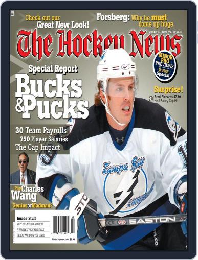 The Hockey News October 11th, 2006 Digital Back Issue Cover