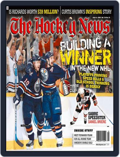 The Hockey News May 29th, 2006 Digital Back Issue Cover