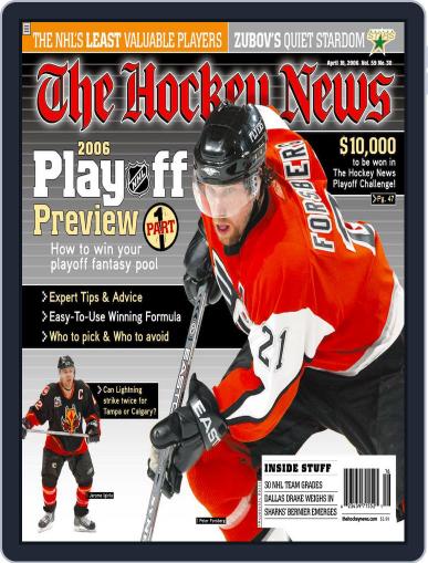 The Hockey News April 10th, 2006 Digital Back Issue Cover