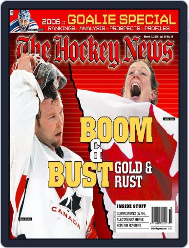 The Hockey News February 27th, 2006 Digital Back Issue Cover