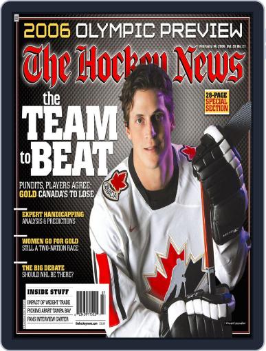 The Hockey News February 6th, 2006 Digital Back Issue Cover