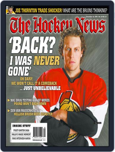 The Hockey News December 5th, 2005 Digital Back Issue Cover
