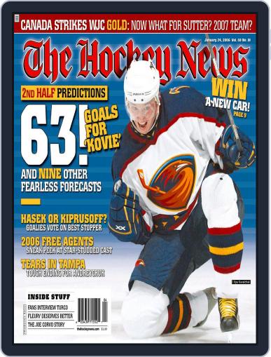 The Hockey News November 30th, 2005 Digital Back Issue Cover
