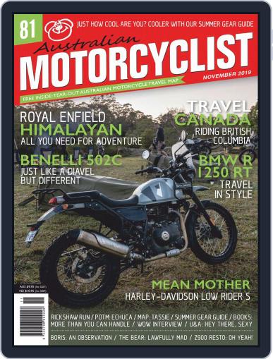 Australian Motorcyclist November 1st, 2019 Digital Back Issue Cover