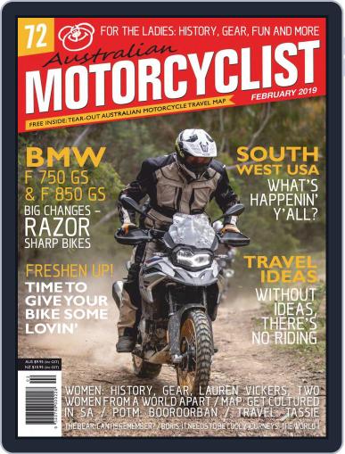 Australian Motorcyclist February 1st, 2019 Digital Back Issue Cover