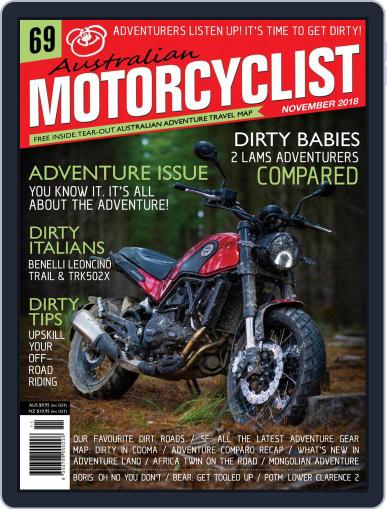 Australian Motorcyclist November 1st, 2018 Digital Back Issue Cover
