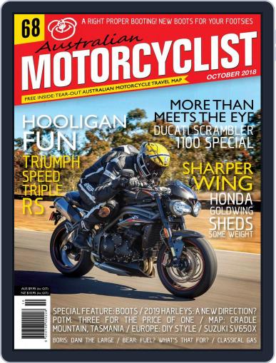 Australian Motorcyclist October 1st, 2018 Digital Back Issue Cover