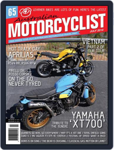 Australian Motorcyclist July 1st, 2018 Digital Back Issue Cover