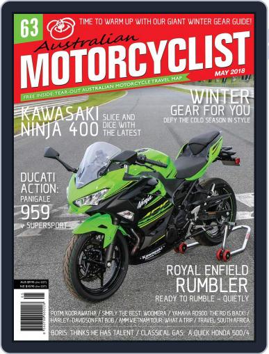 Australian Motorcyclist May 1st, 2018 Digital Back Issue Cover