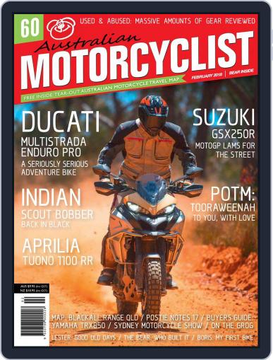 Australian Motorcyclist February 1st, 2018 Digital Back Issue Cover