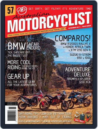 Australian Motorcyclist November 1st, 2017 Digital Back Issue Cover