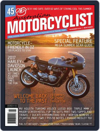 Australian Motorcyclist November 1st, 2016 Digital Back Issue Cover