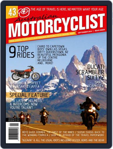 Australian Motorcyclist September 1st, 2016 Digital Back Issue Cover