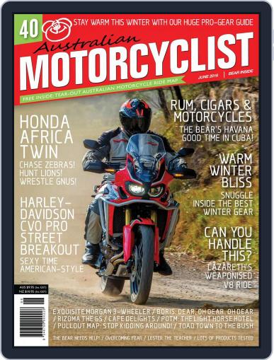 Australian Motorcyclist May 18th, 2016 Digital Back Issue Cover