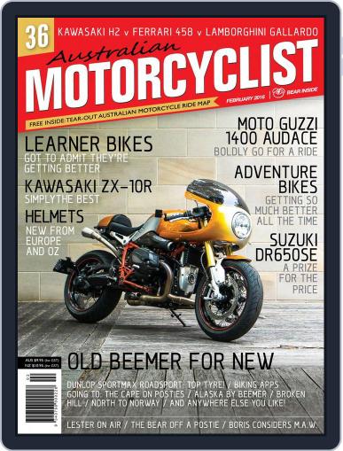 Australian Motorcyclist February 1st, 2016 Digital Back Issue Cover