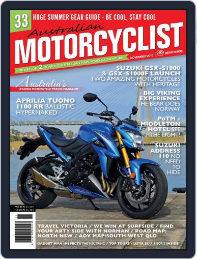 Australian Motorcyclist November 1st, 2015 Digital Back Issue Cover