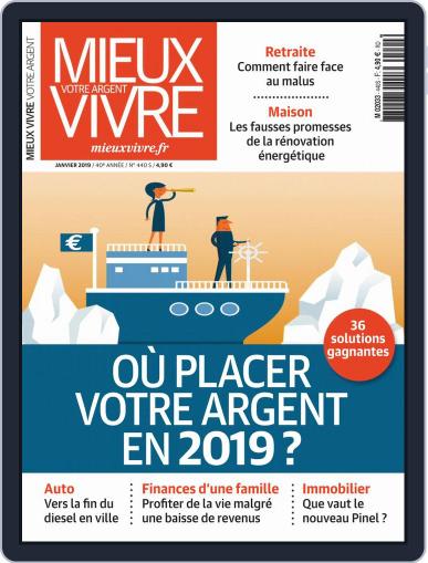Mieux Vivre Votre Argent January 1st, 2019 Digital Back Issue Cover