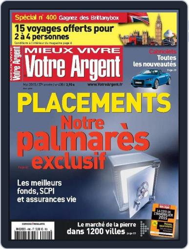 Mieux Vivre Votre Argent April 15th, 2015 Digital Back Issue Cover