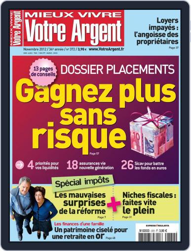 Mieux Vivre Votre Argent October 18th, 2012 Digital Back Issue Cover