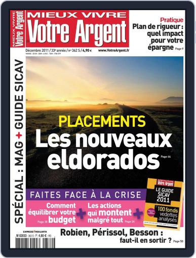 Mieux Vivre Votre Argent November 28th, 2011 Digital Back Issue Cover