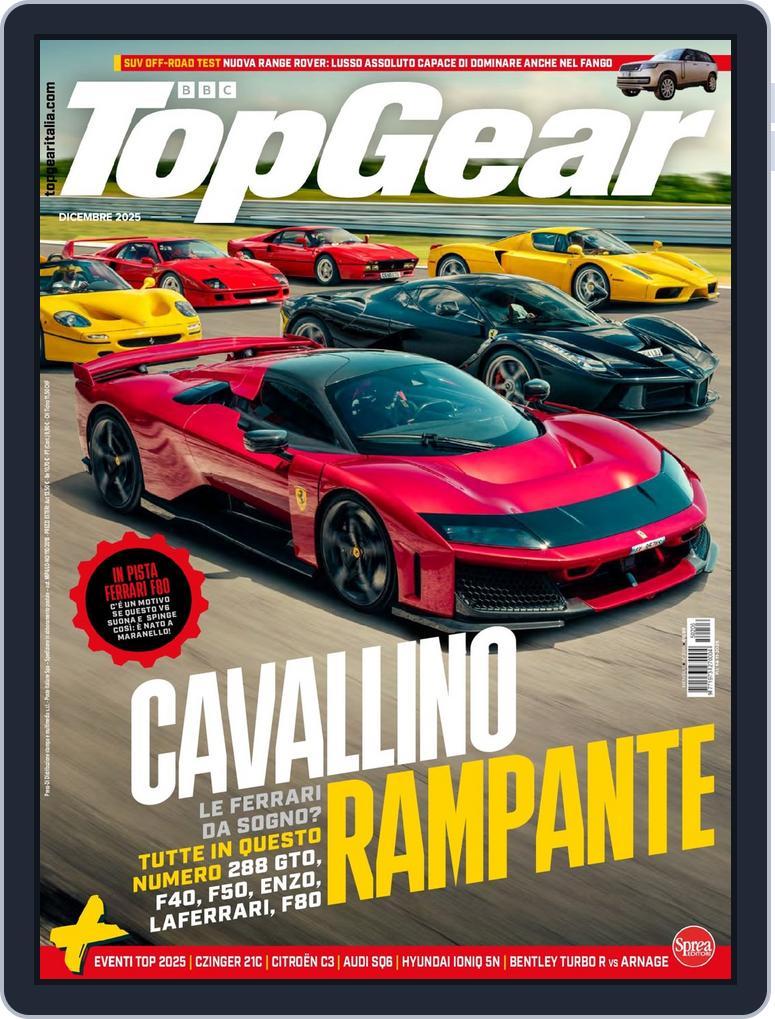 BBC Top Gear  Italia (Digital) Subscription                    December 12th, 2025 Issue