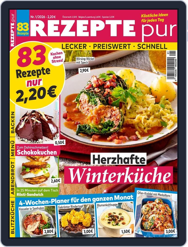 REZEPTE pur (Digital) Subscription                    December 12th, 2025 Issue