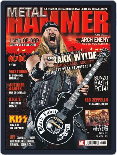 Metal Hammer April 30th, 2014 Digital Back Issue Cover
