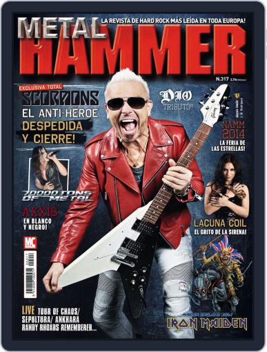 Metal Hammer March 31st, 2014 Digital Back Issue Cover