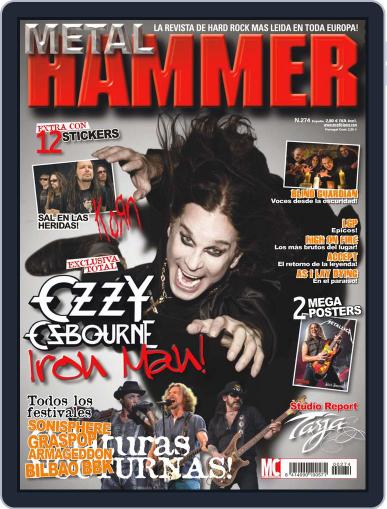 Metal Hammer September 24th, 2010 Digital Back Issue Cover