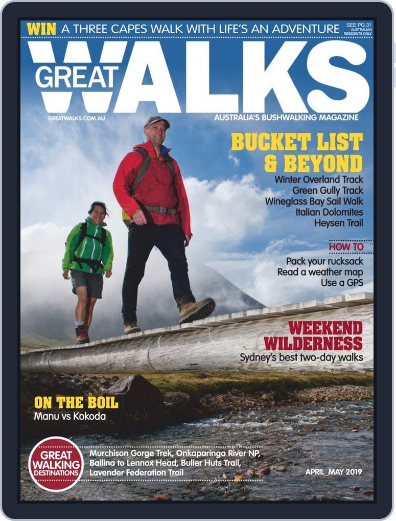 Great Walks (Digital) Subscription                    April 1st, 2019 Issue