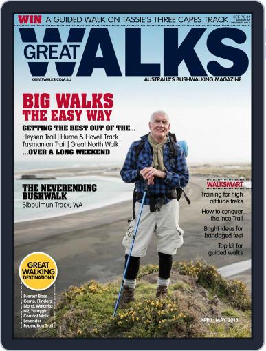Great Walks (Digital) April 1st, 2018 Issue Cover
