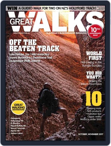Great Walks October 1st, 2017 Digital Back Issue Cover