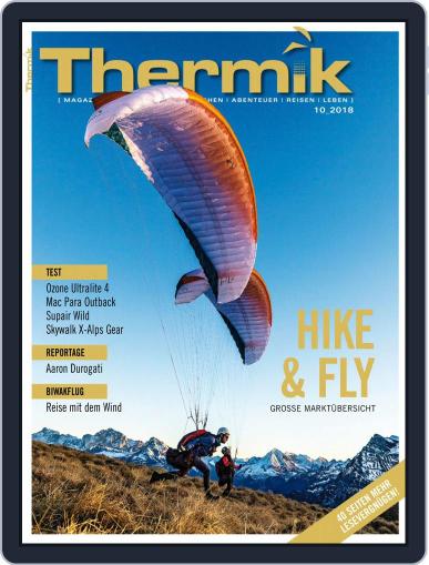 Thermik Magazin October 1st, 2018 Digital Back Issue Cover