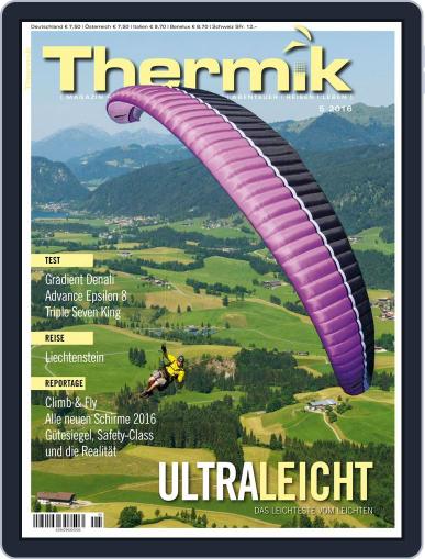 Thermik Magazin May 1st, 2016 Digital Back Issue Cover