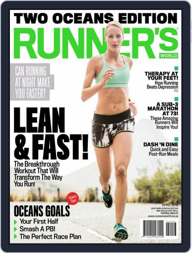 Runner's World South Africa (Digital) April 1st, 2018 Issue Cover