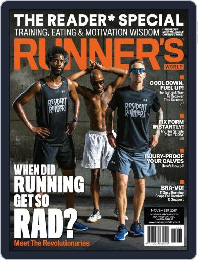 Runner's World South Africa (Digital) November 1st, 2017 Issue Cover