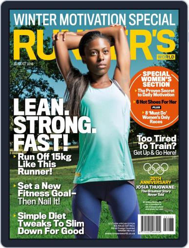 Runner's World South Africa (Digital) August 1st, 2016 Issue Cover