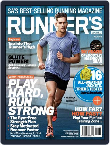 Runner's World South Africa (Digital) July 1st, 2016 Issue Cover