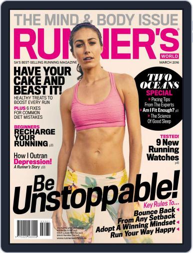 Runner's World South Africa (Digital) March 1st, 2016 Issue Cover