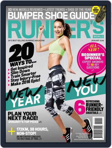 Runner's World South Africa (Digital) January 1st, 2016 Issue Cover