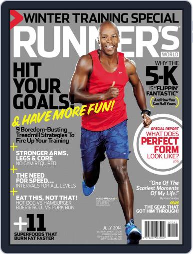 Runner's World South Africa June 17th, 2014 Digital Back Issue Cover