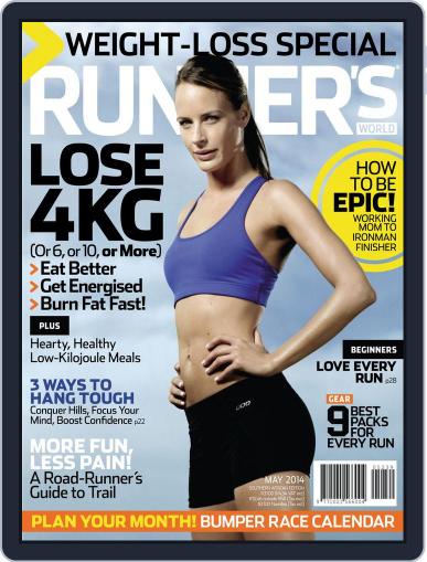 Runner's World South Africa April 21st, 2014 Digital Back Issue Cover