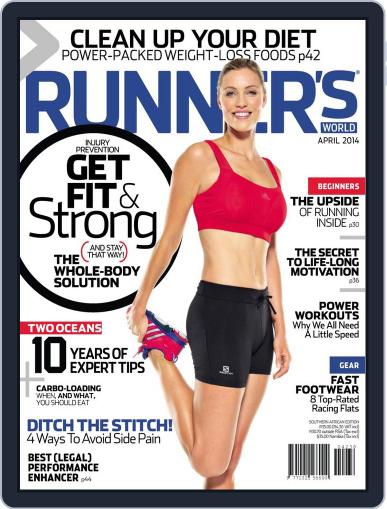 Runner's World South Africa March 17th, 2014 Digital Back Issue Cover