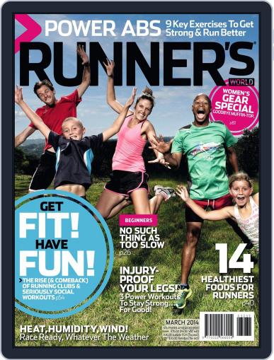 Runner's World South Africa February 17th, 2014 Digital Back Issue Cover